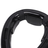 Portable Neck Fan Cooling and Heating Dual Use 3 Speeds Semiconductor Quiet Lightweight Battery Operated Wearable Fan for Beach Glossy Black