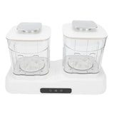 Underwear Washing Machine Double Cup Deep Clean Portable Travel Mini Laundry Washer for Bra Socks Baby Clothes White