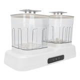 Underwear Washing Machine Double Cup Deep Clean Portable Travel Mini Laundry Washer for Bra Socks Baby Clothes White