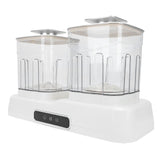 Underwear Washing Machine Double Cup Deep Clean Portable Travel Mini Laundry Washer for Bra Socks Baby Clothes White