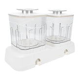 Underwear Washing Machine Double Cup Deep Clean Portable Travel Mini Laundry Washer for Bra Socks Baby Clothes White