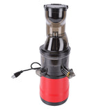 Cold Press Juicer with Wide Feed Chute 350W Slow Masticating Juicer with Pulp Separation for Whole Vegetables and Fruits Red US Plug In Australia - Darrahopens