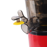 Cold Press Juicer with Wide Feed Chute 350W Slow Masticating Juicer with Pulp Separation for Whole Vegetables and Fruits Red US Plug In Australia - Darrahopens