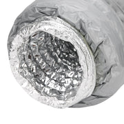 1m Aluminum Foil Flexible Ducting Exhaust Hose Kitchen Ventilation Insulation Noise Reduction
