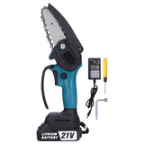 Charging Chainsaw Brushless Motor Cutting Trees Household Pruning 4 Inch Electric Saw MT Battery Interface In Australia - Darrahopens