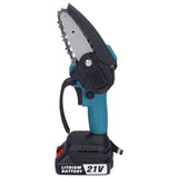 Charging Chainsaw Brushless Motor Cutting Trees Household Pruning 4 Inch Electric Saw MT Battery Interface