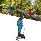 Charging Chainsaw Brushless Motor Cutting Trees Household Pruning 4 Inch Electric Saw MT Battery Interface