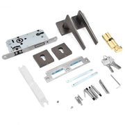 Split Door Lock Handle Kit Modern AntiTheft Door Lockset for Home Bedroom Bathroom Office In Australia - Darrahopens