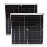 2Pcs 20V 25W Solar Panel 30A Solar Charge Controller Cable Set Photovoltaic System Kit In Australia - Darrahopens