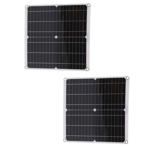 2Pcs 25W Solar Powered Panel 20V 40A Solar Charge Controller Photovoltaic System Set for Boat Car In Australia - Darrahopens