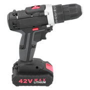 42V Cordless Electric Drill 2‑Variable Speed Portable Zinc Alloy Screwdriver 350/1400rpm In Australia - Darrahopens