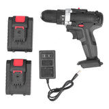 42V Cordless Electric Drill 2‑Variable Speed Portable Zinc Alloy Screwdriver 350/1400rpm
