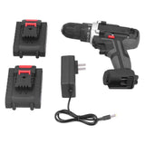 42V Cordless Electric Drill 2‑Variable Speed Portable Zinc Alloy Screwdriver 350/1400rpm