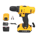 21V Lithium Cordless Electric Drill MultiFunction Drill Driver Rechargeable Electric Screwdriver