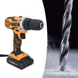 21V Lithium Electric Drill Electric Screw Driver Impact Drill Cordless Power Tool Set