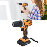 21V Lithium Electric Drill Electric Screw Driver Impact Drill Cordless Power Tool Set
