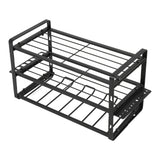 Drill Organizer Black Drill Holder 150lb Load Bearing Wall Mount Tool Rack with Full Accessories for Garage Workshop