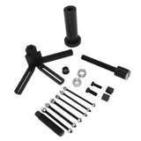 Metal Steel Crankcase Splitter Separator Crank Case Puller Installer Tool with C Clip Adapter