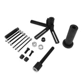 Metal Steel Crankcase Splitter Separator Crank Case Puller Installer Tool with C Clip Adapter