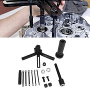 Metal Steel Crankcase Splitter Separator Crank Case Puller Installer Tool with C Clip Adapter
