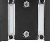 5 Blade Wall Hanging Fireplace Fan Aluminum Alloy Magnetic Silent Heat Powered Hanging Stove Fans for Gas Stoves Gold