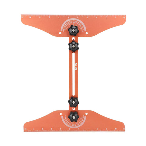 Stair Tread Template Tool Stair Treads Gauge Template Tool for Accurately Measuring Angle Length