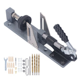 Professional Pocket Hole Jig Kit All Metal Aluminum Alloy Pocket Screw Jig Woodworking Hole Drill Guide Tool