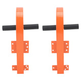 2Pack Ladder Stabilizer Roof Hook with Wheels Steel Strong Grip Easy Install Portable Ladder Attachment for Roof Ridge