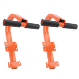 2Pack Ladder Stabilizer Roof Hook with Wheels Steel Strong Grip Easy Install Portable Ladder Attachment for Roof Ridge