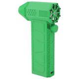 Jet Dry Mini Blower Powerful 110000 RPM Speed Portable Hand Held Turbo Powered Blower Versatile Cordless Air Blower Green