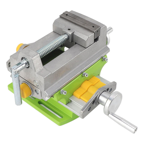 3 Inch Drill Press Vise 2 Way Movement Aluminum Alloy Cross Sliding Flat Vise for Bench Drilling Variable Milling In Australia - Darrahopens