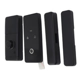 Smart Lock Reversible Opening Right Fingerprint Electronic Lock for Tuya Drill Free Auto Lock Built in Doorbell Voice Prompt Anti Prying Alarm In Australia - Darrahopens