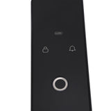 Smart Lock Reversible Opening Right Fingerprint Electronic Lock for Tuya Drill Free Auto Lock Built in Doorbell Voice Prompt Anti Prying Alarm