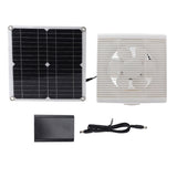 Solar Fan 12W 12V DC Monocrystalline Solar Panel Powered Exhaust Fan for Outdoor Greenhouse