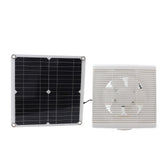 Solar Fan 12W 12V DC Monocrystalline Solar Panel Powered Exhaust Fan for Outdoor Greenhouse