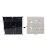 Solar Fan 12W 12V DC Monocrystalline Solar Panel Powered Exhaust Fan for Outdoor Greenhouse