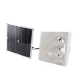 Solar Fan 12W 12V DC Monocrystalline Solar Panel Powered Exhaust Fan for Outdoor Greenhouse