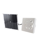 Solar Fan 12W 12V DC Monocrystalline Solar Panel Powered Exhaust Fan for Outdoor Greenhouse