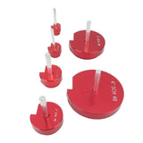 PVC Pipe Reamer Tool for PPRK6 Plastic Pipe Fitting Reamer 6 Piece Kit Fit Into Standard 1/2 Inch Drills