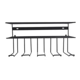 Power Tool Organizer Wall Mounted Iron Power Drill Tool Holder Easy Installation Power Tool Storage Rack for Garages Homes Workshops Sheds