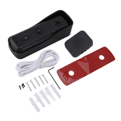 Smart Video Doorbell Professional 1080P Camera PIR Motion Detection Voice Call Support Indoor Linkage WiFi Video Doorbell Black In Australia - Darrahopens