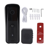 Smart Video Doorbell Professional 1080P Camera PIR Motion Detection Voice Call Support Indoor Linkage WiFi Video Doorbell Black In Australia - Darrahopens