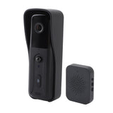 Smart Video Doorbell Professional 1080P Camera PIR Motion Detection Voice Call Support Indoor Linkage WiFi Video Doorbell Black