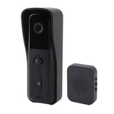 Smart Video Doorbell Professional 1080P Camera PIR Motion Detection Voice Call Support Indoor Linkage WiFi Video Doorbell Black