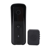Smart Video Doorbell Professional 1080P Camera PIR Motion Detection Voice Call Support Indoor Linkage WiFi Video Doorbell Black