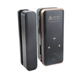 Smart Glass Door Safety Lock Glass Door Fingerprint Password Lock Keyless Door Entry Lock with Attendance for Home Office