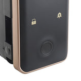 Smart Glass Door Safety Lock Glass Door Fingerprint Password Lock Keyless Door Entry Lock with Attendance for Home Office