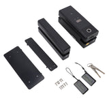 Glass Door Smart Lock Fingerprint Password Card Swiping WiFi Electronic Entry Lock with Key for Wooden Sliding Door In Australia - Darrahopens