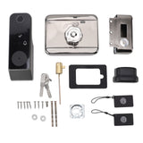 Door Smart Lock Keyless Entry Lock Fingerprint Password Card and Key Unlock IP66 Waterproof Smart Entry Lock for Outdoor Courtyard