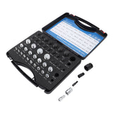44pcs Nut and Bolt Thread Checker Inch Metric Nut and Bolt Gauges with Case for Size Check On Tricky Narrow Area Black and Silver In Australia - Darrahopens